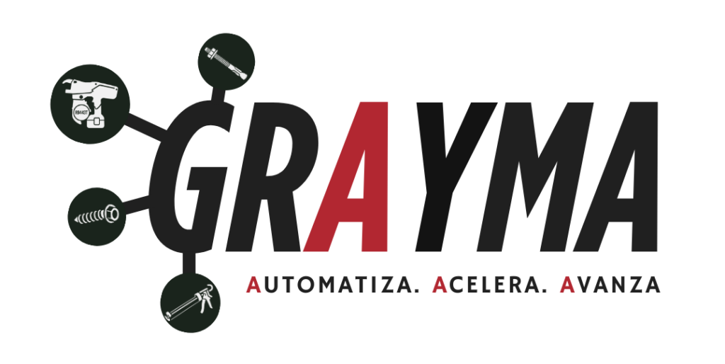 Logo Grayma Negro y rojo
